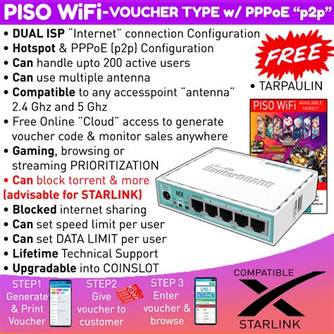 razel piso wifi|Piso Wifi VOUCHER TYPE DUAL ISP P2P PPPoE and .